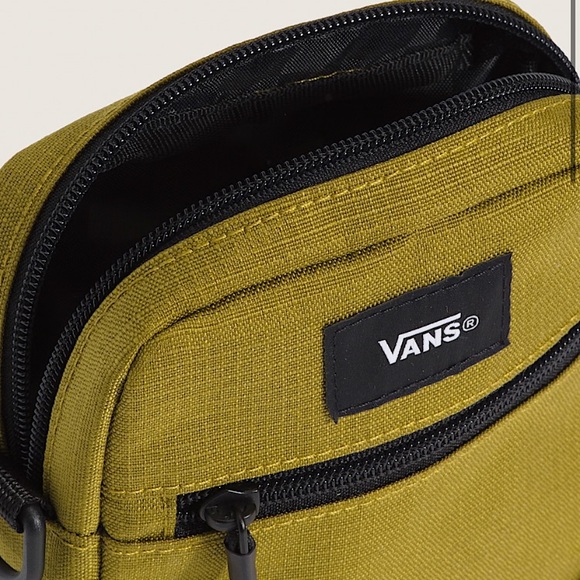 NWT VANS Bail Shoulder Bag Crossbody in Burnt Gold Yellow - Picture 5 of 7